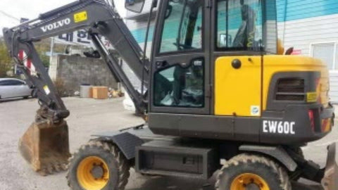 Volvo Ew60c Compact Wheel Excavator Service Repair Manual Pdf Download