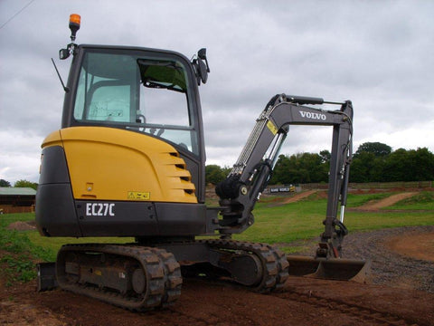 Volvo Ec27c Compact Excavator Workshop Service Manual Pdf Download