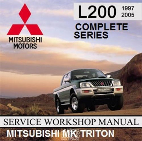 MITSUBISHI MK MJ TRITON 1997-2003 FACTORY WORKSHOP MANUAL