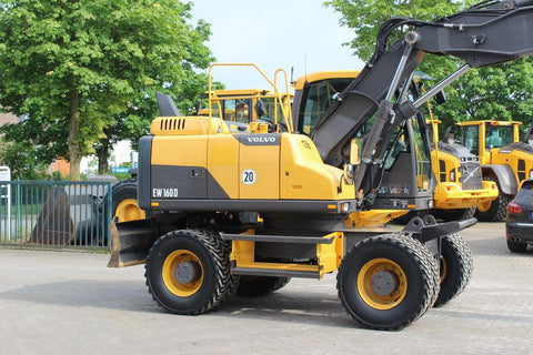 Volvo Ew160d Wheeled Excavator Full Service Repair Manual Pdf Download