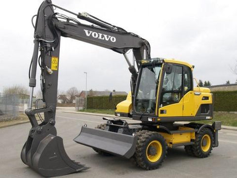 Volvo Ew140d Wheeled Excavator Full Service Repair Manual Pdf Download