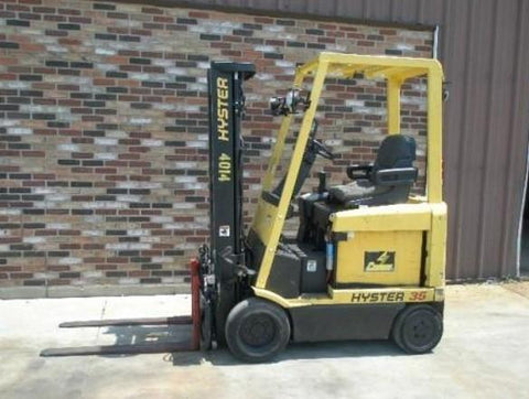 Hyster E25XM, E30XM, E35XM, E40XMS Forklift Workshop Service Repair Manual