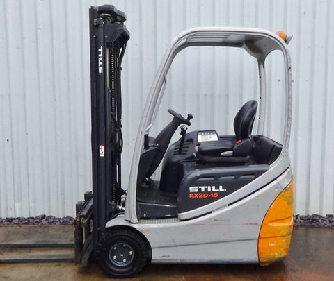 Still Electric Fork Truck Forklift RX20-15, RX20-16, RX20-18, RX20-20 Series Service Repair Workshop Manual DOWNLOAD - Best Manuals