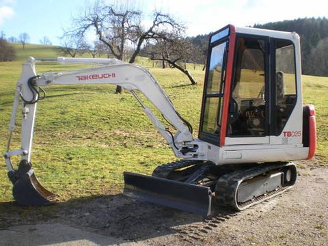 Takeuchi TB025 Compact Excavator Parts Manual DOWNLOAD (SN: 1255001-1258249)