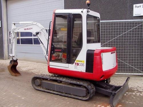 Takeuchi TB030(B) Compact Excavator Parts Manual DOWNLOAD (SN 1305001-)