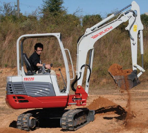Takeuchi TB228 Mini Excavator Parts Manual DOWNLOAD (SN 122800001 and up)