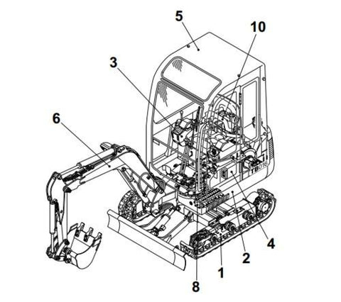 Takeuchi TB35S Compact Excavator Parts Manual DOWNLOAD