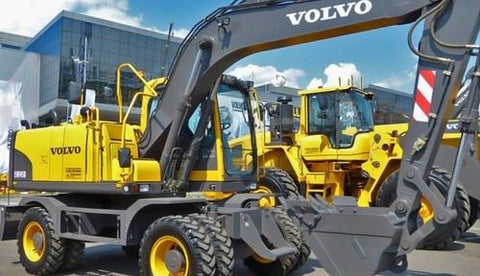 Volvo Ew145b Wheeled Excavator Full Service Repair Manual Pdf Download