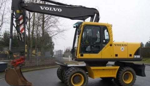 Volvo Ew180b Wheeled Excavator Service Repair Manual Pdf Download