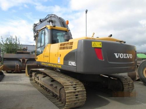 Volvo Ec290c L Ec290cl Excavator Workshop Service Manual Pdf Download