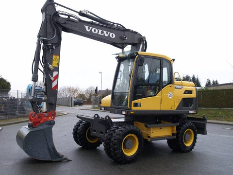 Volvo Ew140d Wheeled Excavator Full Service Repair Manual Pdf Download