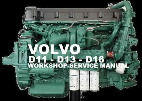 Volvo Marine / Truck Engine D11 Service Repair Manual - Best Manuals