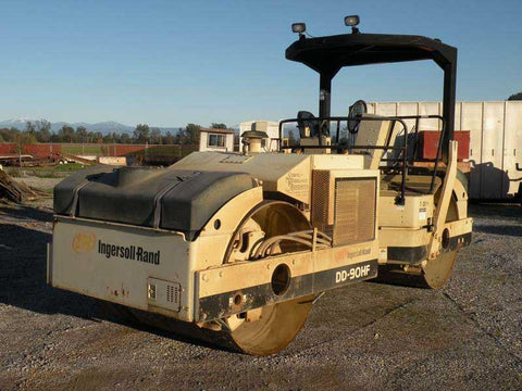 Ingersoll Rand DD-90 , 91, 91HF Vibratory Compactors Parts Catalog Manual