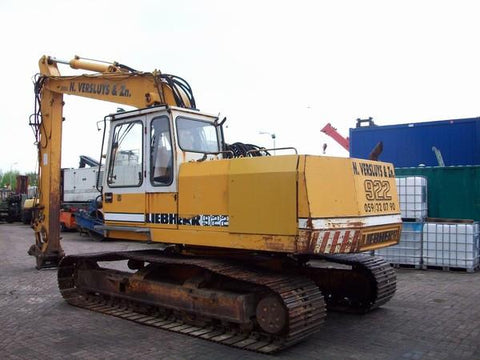 Liebherr Crawler Excavators  922   Service Manual