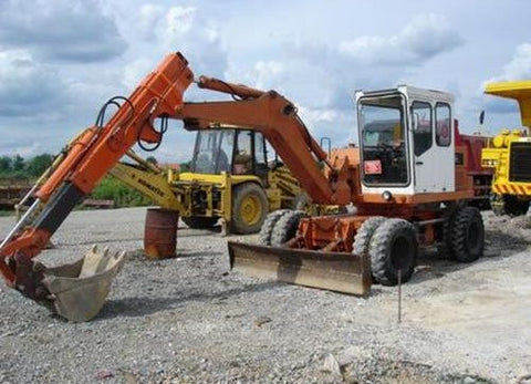 1991 Terex Schaeff HML40 Wheel Excavator Parts Catalog Manual