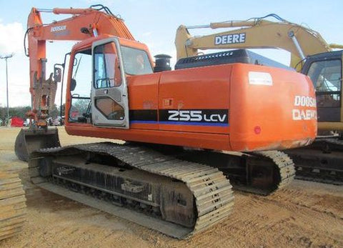 2002 Doosan Solar 255LC-V Crawled Excavator Workshop Service Repair Manual