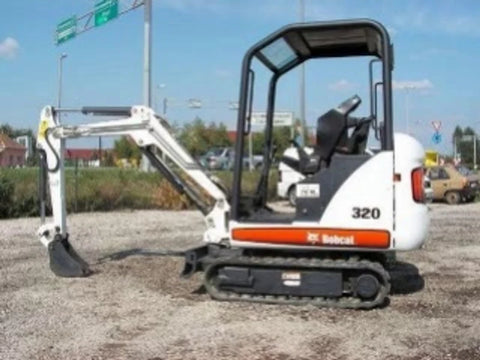 Bobcat 320D 320G 322D 322G Excavator Parts Manual