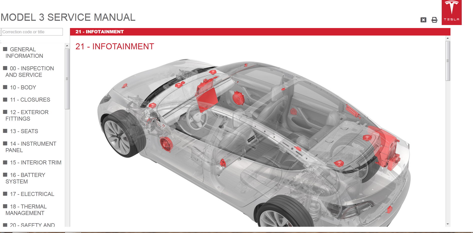 2021 Tesla Model 3 OEM Download Service & Repair Manual Software ...