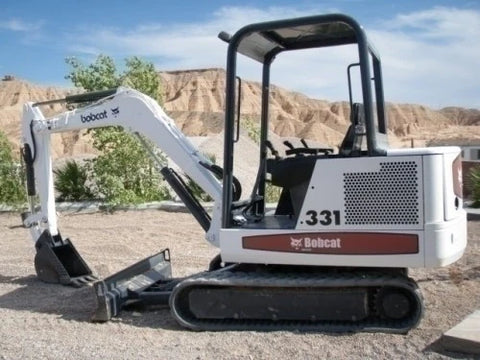 BOBCAT 331, 331E, 334 EXCAVATOR Parts Manual 232511001 & Above