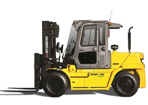HYUNDAI 50/60/70D-7E FORKLIFT DIESEL PARTS MANUAL