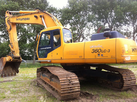 HYUNDAI R360LC-3 CRAWLER EXCAVATOR PARTS MANUAL
