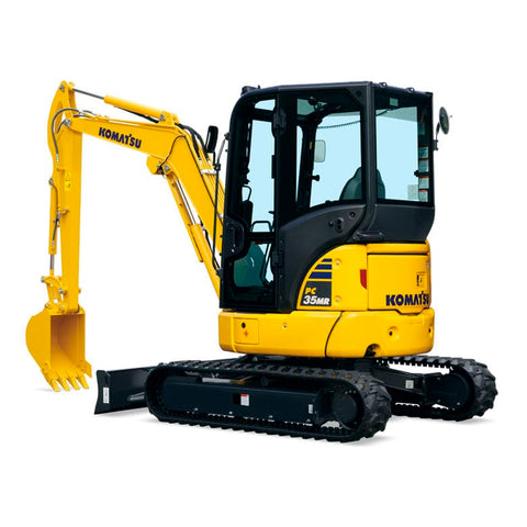 KOMATSU PC35MR-2-A (JPN) CRAWLER EXCAVATOR PARTS MANUAL