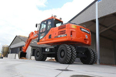Doosan DX160W-3 Wheel Excavator Electrical Schematic Diagram Manual