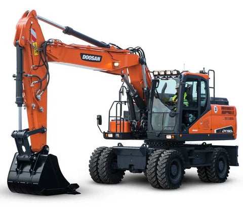 Doosan DX190W Wheel Excavator Electrical Schematic Diagram Manual