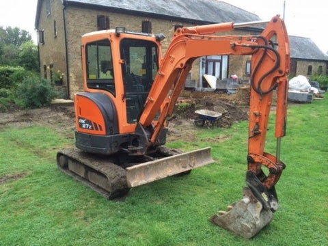 Doosan Dx27z Track Excavator Shop Service Repair Manual