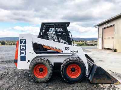 Bobcat 763, 763H Skid Steer Loader Parts Manual 512212001 - 512249999