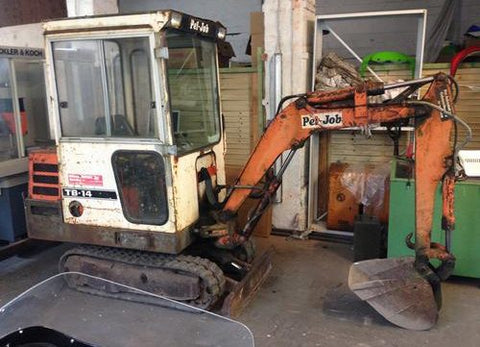 1986 Takeuchi TB12/TB-14S Mini Compact Excavator Workshop Parts Manual