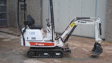 Bobcat 316 Mini Excavator Workshop Service Repair Manual