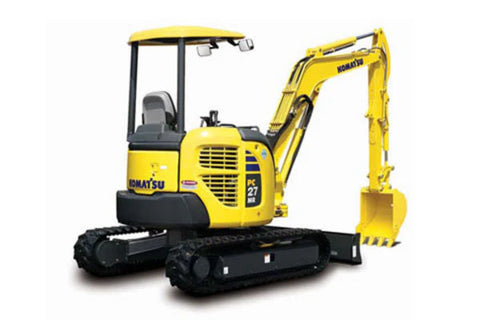 Komatsu PC27MR-3 PC30MR-3 PC35MR-3 Excavator Service Repair Shop Manual