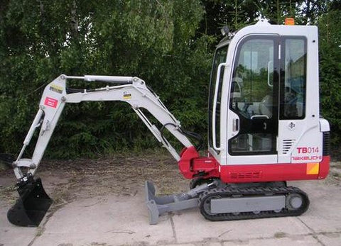 Takeuchi TB014/TB016 Mini Compact Excavator Workshop Service Repair Manual