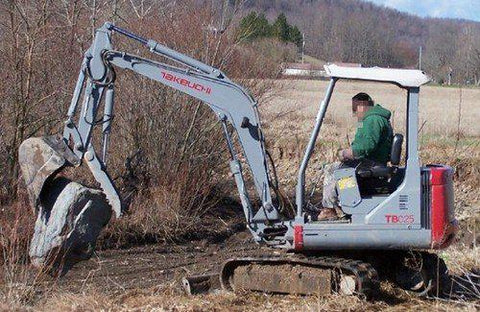Takeuchi TB025, TB030, TB035 Compact Excavator Operators Manual