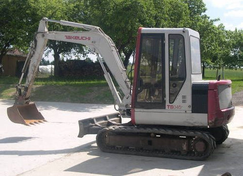 Takeuchi TB045 Compact Excavator Operators Manual