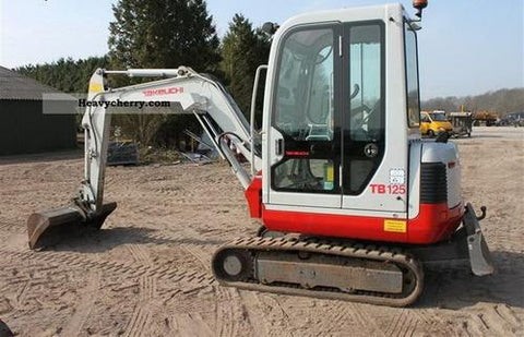 Takeuchi TB125, TB135, TB145 Compact Excavator Operators Manual