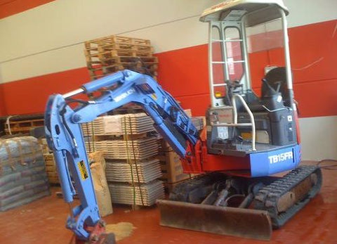 Takeuchi TB15FR Mini Compact Excavator Parts Manual