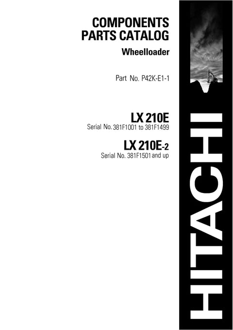 Hitachi LX210E, LX210E-2 Inner Parts Manual