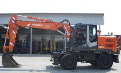 Hitachi Zaxis 140W-3 Excavator Complete Service Repair Manual