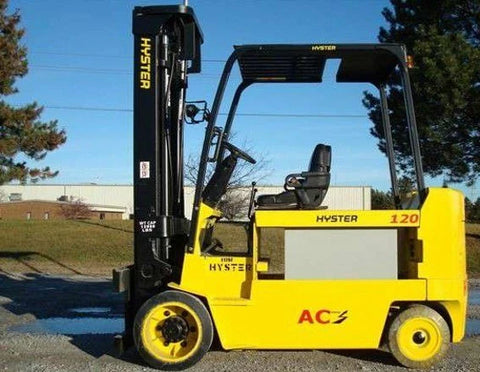 Hyster E70XL E80XL E100XL E100XLS E120XL Electric ForkLift Truck C098 Series Service Repair Manual