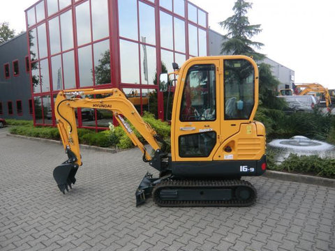 Hyundai R16-9 Mini Excavator Operator Manual