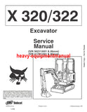 DEMO BOBCAT X320/322 MINI EXCAVATOR SERVICE REPAIR MANUAL