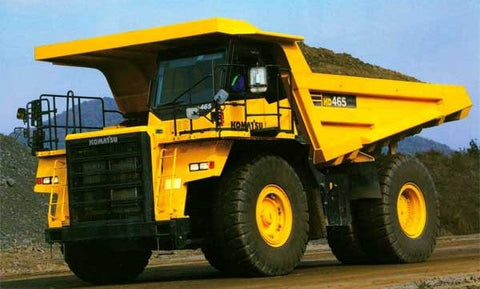 KOMATSU HD465-7E0 HD605-7E0 Rigid Dump Truck Workshop Service Repair Manual