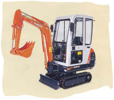 KUBOTA KX36-2ALPHA EXCAVATOR PARTS MANUAL