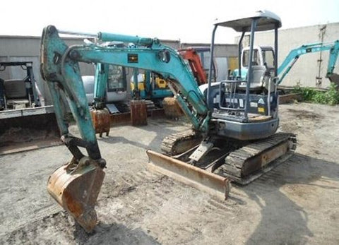 Kobelco Model SK25SR, SK30SR, SK35SR Hydraulic Excavator Workshop Service Repair Manual