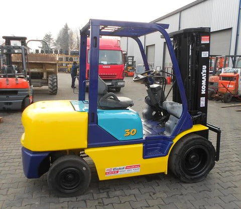 Komatsu FD30T-12 Forklift Shop Service Repair Manual
