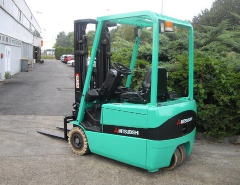 Mitsubishi FB16KT, FB18KT, FB20KT Electric Forklift Truck Workshop Service Repair Manual
