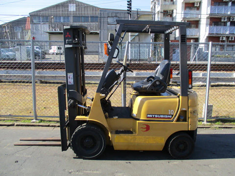 Mitsubishi FG10, FG15, FG18, FG20, FG25, FG30, FG35A Gasoline LPG Forklift Truck Service Repair Manual