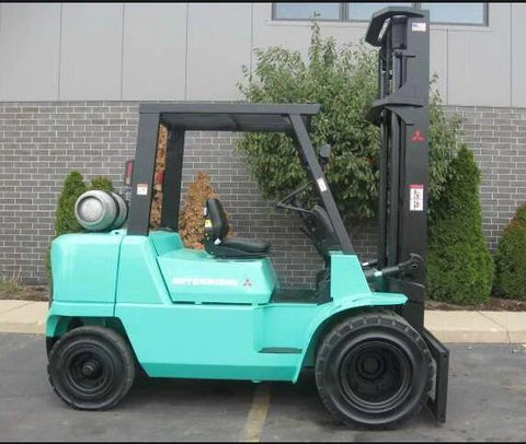 Mitsubishi FG40K, FG40KL, FG45K, FG50K Gasoline LPG Forklift Truck Workshop Service Repair Manual
